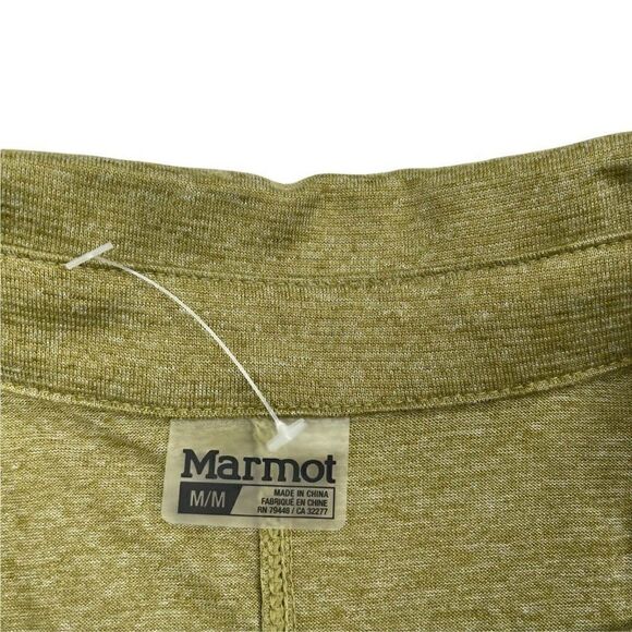 Marmot Allie Long Sleeve Shirt Roll Tab Sleeve Green NEW - Picture 3 of 11